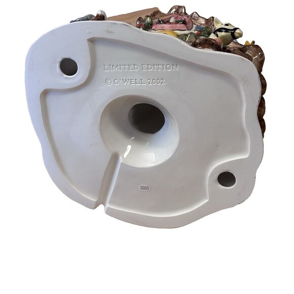 Sugarplum Valley Ceramic Light-Up House 2002 Stable O' Well In Original Box RTF - Picture 9 of 16